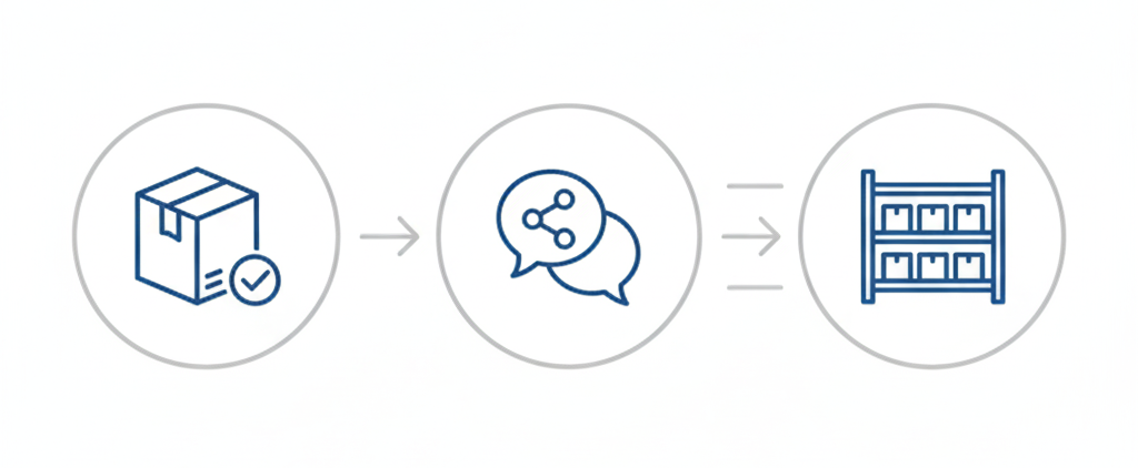 주문에서 재고까지 이어지는 흐름