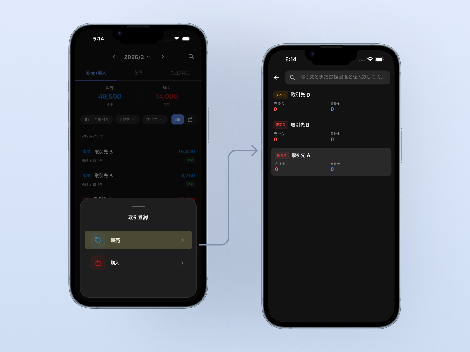 Sell - Select customer
